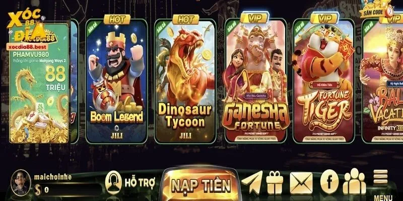 Thiết kế giao diện cổng game hiện đại với đồ họa sắc nét